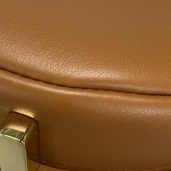 Auth FENDI Fendi Graffi Mini 8BS081 Brown Leather Shoulder Bag - Picture 7 of 14